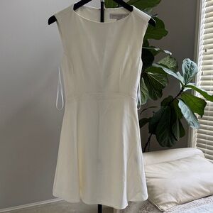 French Connection Ivory Sleeveless Mini Dress Size 2